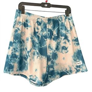 Men's Blue Tie-Dye Athletic Shorts